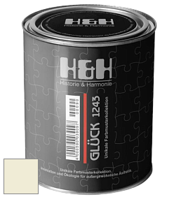 Матовая краска H&H Gluck цвет NCS S 0507-G80Y 