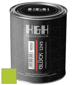 Матовая краска H&H Gluck цвет NCS S 0575-G40Y 
