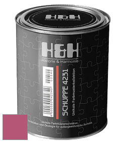 Глубокоматовая краска H&H SCHUPPE цвет NCS S 2060-R20B 