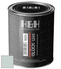 Матовая краска H&H Gluck цвет NCS S 1505-B50G 