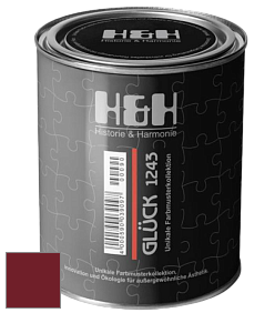 Матовая краска H&H Gluck цвет RAL 3004 