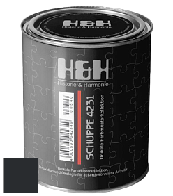 Глубокоматовая краска H&H SCHUPPE цвет RAL 9011 