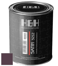 Шелковисто-глянцевая H&H Satin SG цвет NCS S 7020-R30B 