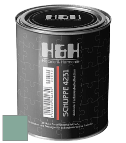 Глубокоматовая краска H&H SCHUPPE цвет NCS S 3020-B90G 