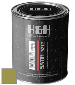 Шелковисто-глянцевая H&H Satin SG цвет NCS S 3050-G60Y 
