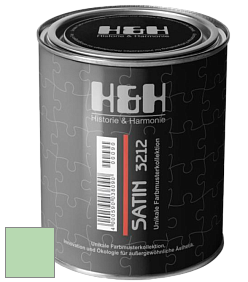 Шелковисто-глянцевая H&H Satin SG цвет RAL 6019 