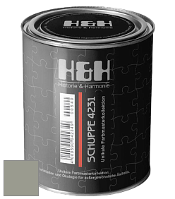 Глубокоматовая краска H&H SCHUPPE цвет NCS S 4005-G50Y 