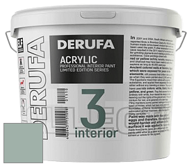 Матовая краска Derufa Интерьер-3 (ТМ) цвет NCS S 3010-B90G 
