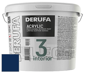 Матовая краска Derufa Интерьер-3 (ТМ) цвет RAL 5026 