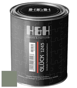 Матовая краска H&H Gluck цвет RAL 7033 