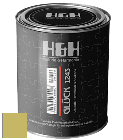 Матовая краска H&H Gluck цвет NCS S 2040-G80Y 