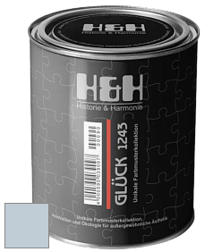 Матовая краска H&H Gluck цвет NCS S 1510-R80B 