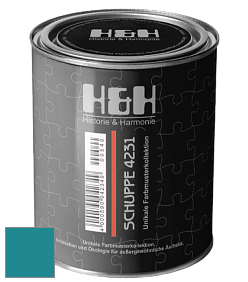 Глубокоматовая краска H&H SCHUPPE цвет RAL 5018 