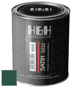 Шелковисто-матовая H&H Satin SM цвет RAL 6028 