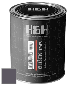 Матовая краска H&H Gluck цвет NCS S 7010-R50B 