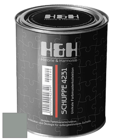 Глубокоматовая краска H&H SCHUPPE цвет NCS S 4005-G 
