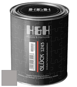 Матовая краска H&H Gluck цвет NCS S 3502-R 
