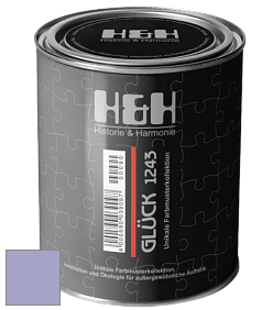 Матовая краска H&H Gluck цвет NCS S 2030-R60B 