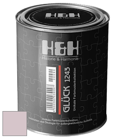 Матовая краска H&H Gluck цвет NCS S 1510-R20B 