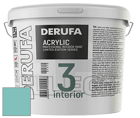 Матовая краска Derufa Интерьер-3 (ТМ) цвет RAL 6027 
