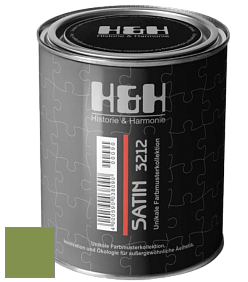 Шелковисто-матовая H&H Satin SM цвет NCS S 3050-G40Y 