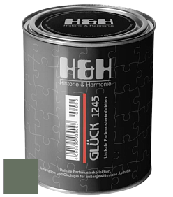 Матовая краска H&H Gluck цвет DRF 1189 