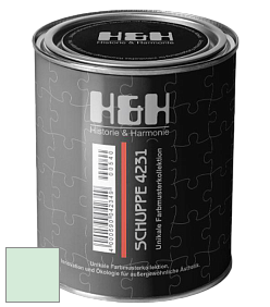 Глубокоматовая краска H&H SCHUPPE цвет NCS S 0515-G 