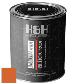 Матовая краска H&H Gluck цвет RAL 2010 