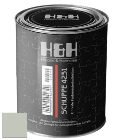 Глубокоматовая краска H&H SCHUPPE цвет NCS S 2005-G40Y 