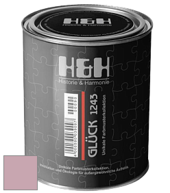 Матовая краска H&H Gluck цвет NCS S 2020-R20B 