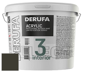 Матовая краска Derufa Интерьер-3 (ТМ) цвет RAL 6022 
