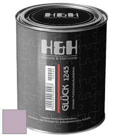 Матовая краска H&H Gluck цвет NCS S 2020-R40B 