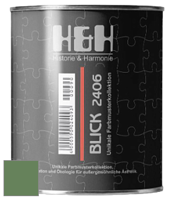 Глубокоматовая краска H&H Blick цвет RAL 6011 