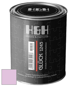 Матовая краска H&H Gluck цвет NCS S 0530-R40B 