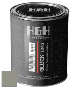 Матовая краска H&H Gluck цвет RAL 7030 