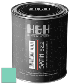 Шелковисто-глянцевая H&H Satin SG цвет NCS S 1040-B80G 