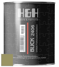 Глубокоматовая краска H&H Blick цвет RAL 1020 