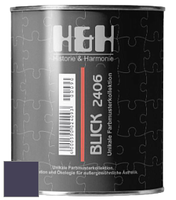Глубокоматовая краска H&H Blick цвет NCS S 7020-R60B 