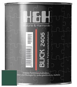 Глубокоматовая краска H&H Blick цвет RAL 6028 