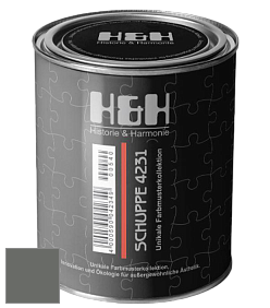 Глубокоматовая краска H&H SCHUPPE цвет DRF 9027 