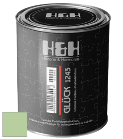 Матовая краска H&H Gluck цвет NCS S 1030-G30Y 