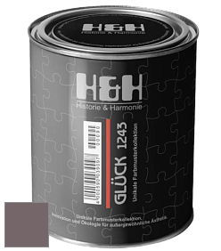Матовая краска H&H Gluck цвет DRF 9077 