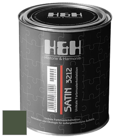 Шелковисто-матовая H&H Satin SM цвет NCS S 7020-G30Y 