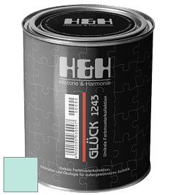 Матовая краска H&H Gluck цвет NCS S 0520-B70G 