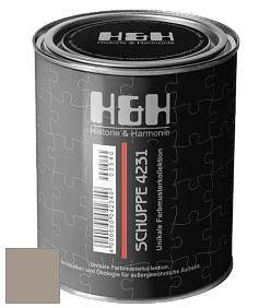 Глубокоматовая краска H&H SCHUPPE цвет NCS S 4005-Y20R 