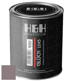 Матовая краска H&H Gluck цвет NCS S 5010-R10B 