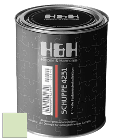 Глубокоматовая краска H&H SCHUPPE цвет NCS S 0520-G30Y 
