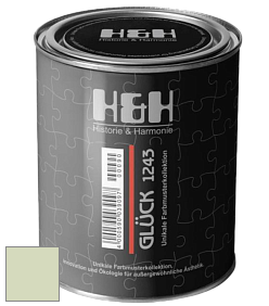 Матовая краска H&H Gluck цвет NCS S 1015-G40Y 