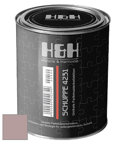 Глубокоматовая краска H&H SCHUPPE цвет NCS S 3010-R 