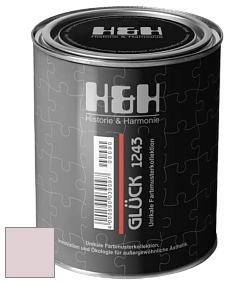 Матовая краска H&H Gluck цвет NCS S 1010-R20B 